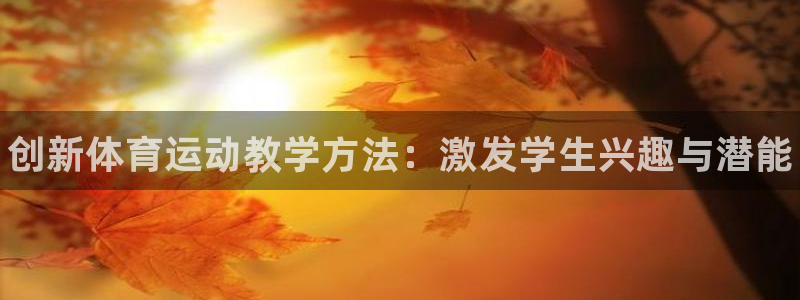 3377体育官网下载平台注册要钱吗安全吗：创新体育运动教学方