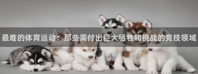 3377体育官网下载招商电话是多少啊：最难的体育运动：那些需