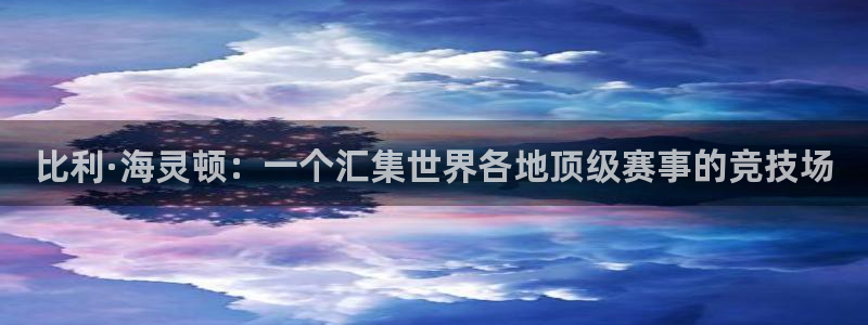3377体育官方正版app官方：比利·海灵顿：一个汇